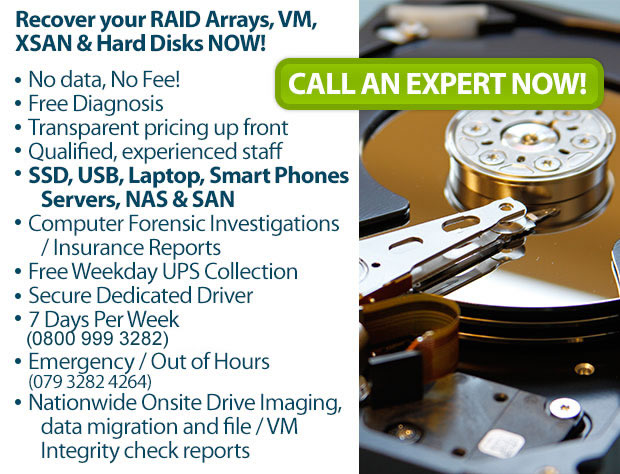 Call a data recovery expert now