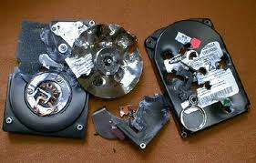 broken hard drive