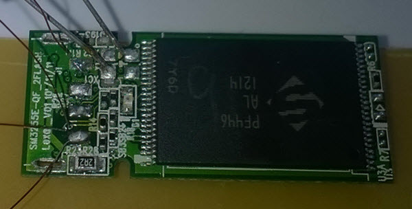 flash nand and micro controller