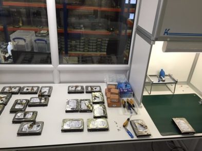 Platter damaged drives