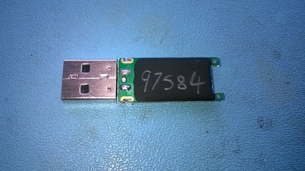USB stick which was a company branded freebie