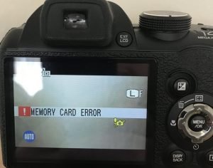 SD memory card error